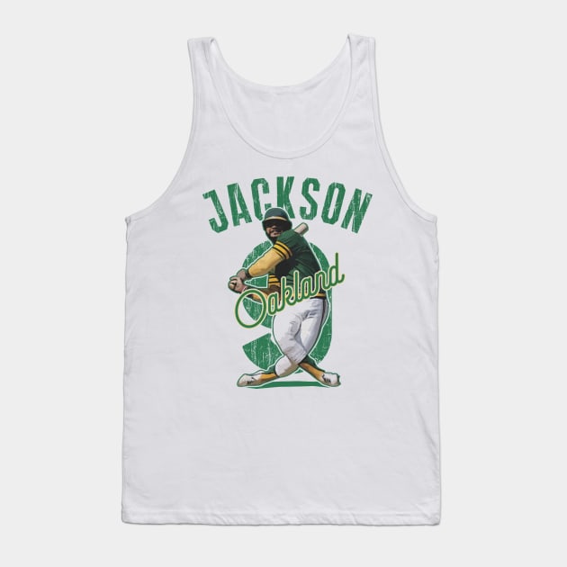 Reggie Jackson Oakland Arch Tank Top by ganisfarhan